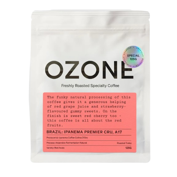 Ozone Brazil: Ipanema Premier Cru, A17 Winey [125g] ( Expresso Grind)